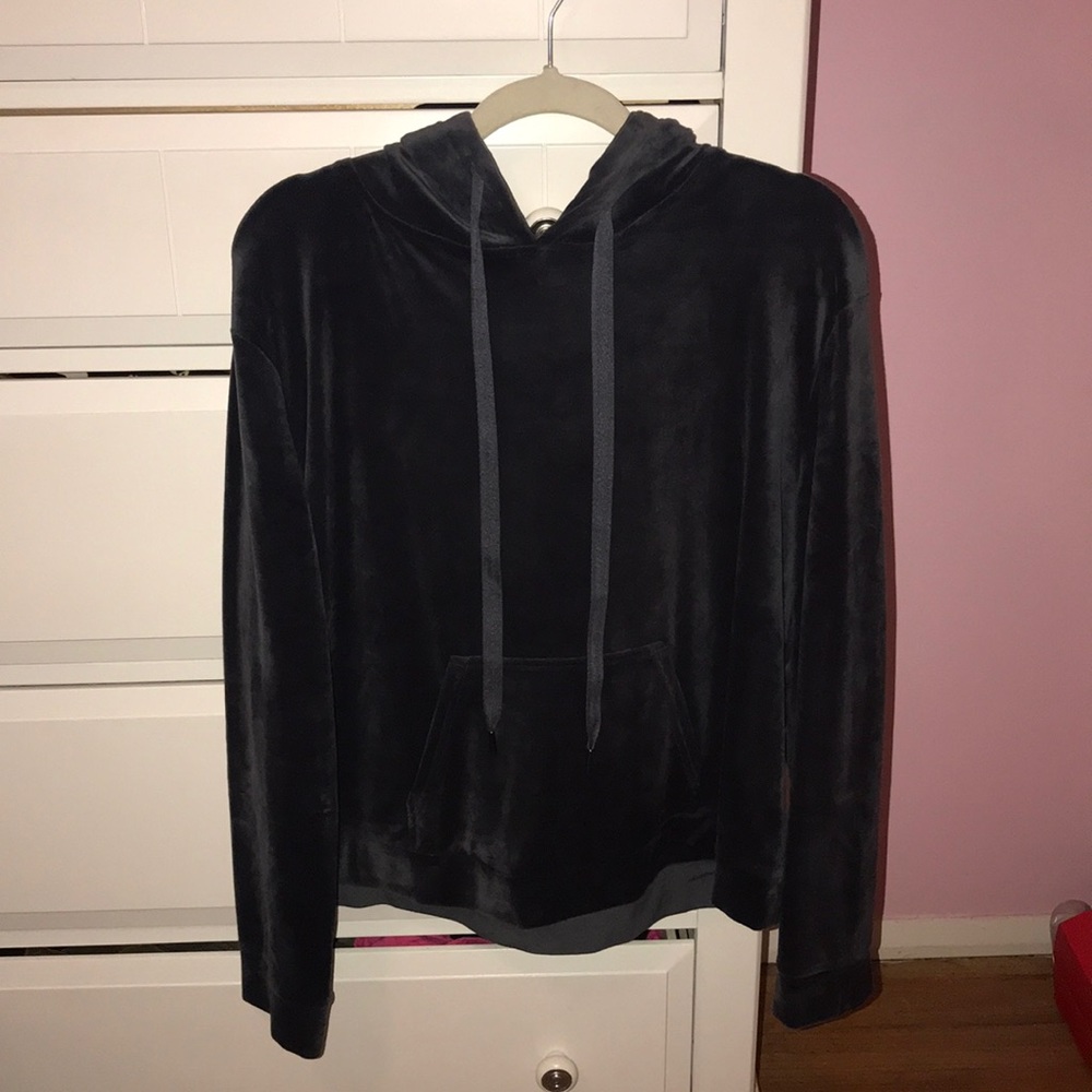 LOU & GREY Velour Hoodie